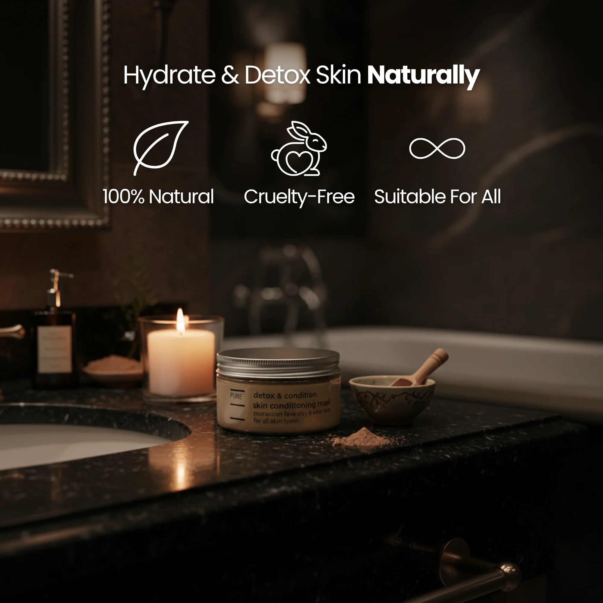 PURE Detox & Condition Face Mask (100g) - Image 3